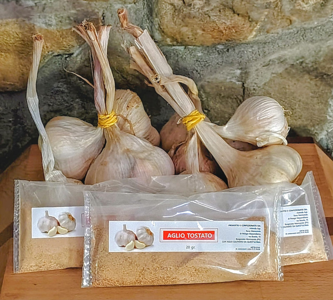 Aglio essiccato e tostato in polvere, 20gr